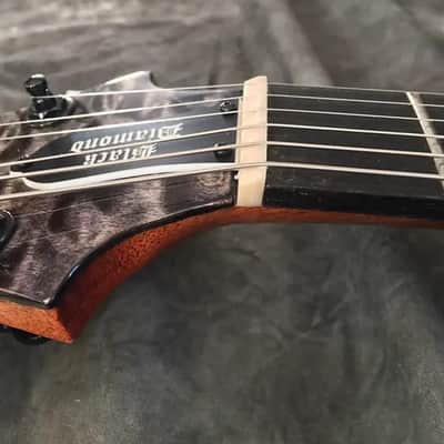 "from my Personal Collection" Black Diamond Custom Shop "Super-V Supreme" Guitar 5A Quilted Maple Top Hand Crafted In AMERICA image 15