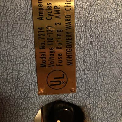 Airline 7214 60’s - Gold w/amp in case image 8