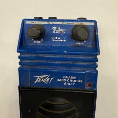 Peavey BAC-1 Bi-Amp Bass Chorus Analog Vintage Guitar Effect Pedal image 2