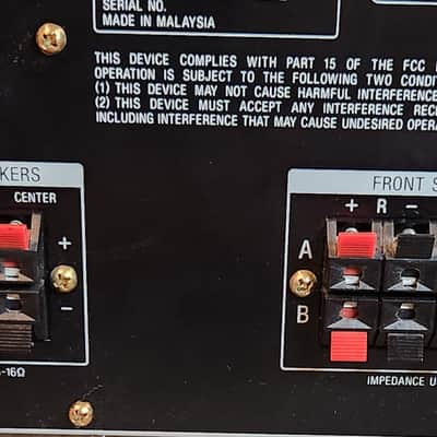 Sony Sony STR-DE505 5.1-channel AV surround sound receive 1996 - Black image 10