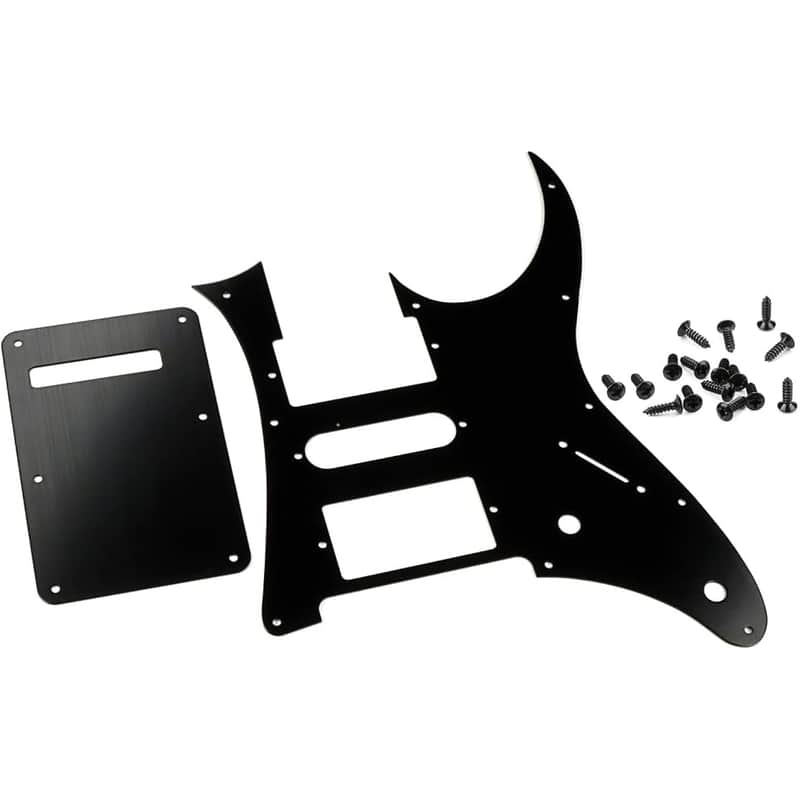HSH Guitar pickguard Electric Guitar Acories Humbucker Replacement Scratch Plate Suitable for Ibanez RG250 Style 7 V Black image 1