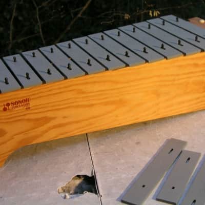 Sonor Percussion AM metallophone (Alt) 80s-90s - Classic wood image 6