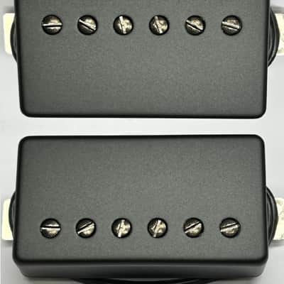 Seymour Duncan Black Winter Humbucker Standard Spaced Pickup Set Powdercoat Matte Black Covered image 1