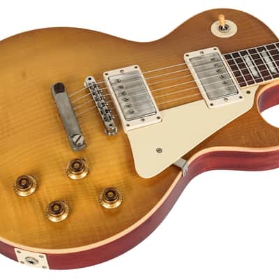 2018 Gibson Custom Shop R8 '58 Reissue Les Paul Lemon Burst image 6