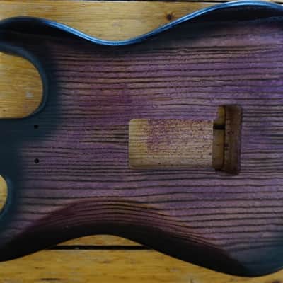 Warmoth Swamp Ash stratocaster body guitar left handed Jimi Hendrix design by Pistols Crown 2021 image 5