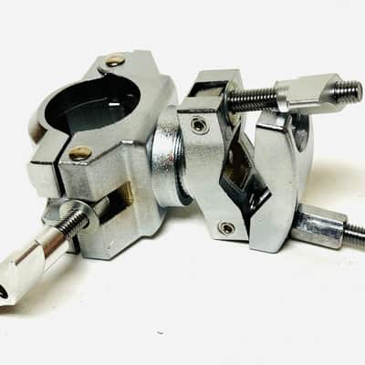Pair of Chrome 1.5” Rack Clamp Bracket Cymbal Arm Holder Mount image 4