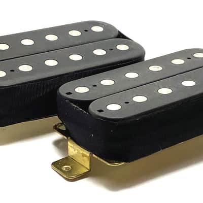 Screamers HH Set, Humbucker Bridge + Humbucker Neck Pickup, Passive, Hot, MATTE Black image 2
