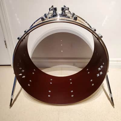 VTG 1970 PEARL 16"x16" Gold Satin "Phenolic" Floor Tom Drum  - Gorgeous Clean A+ image 13
