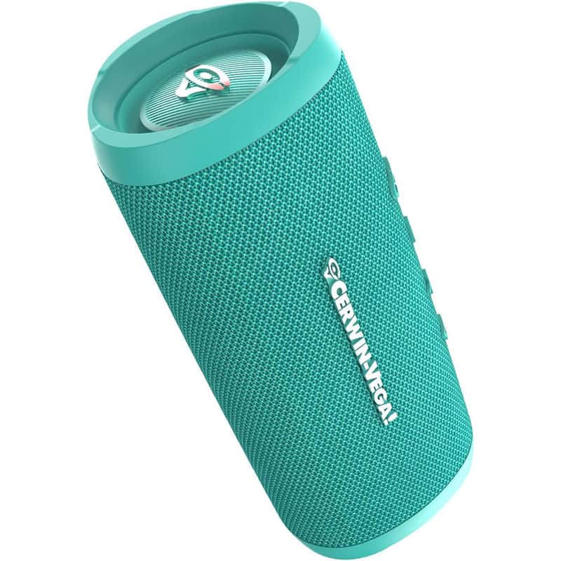 CERWIN-VEGA! VMGRN Powerful Bass,Speakers Bluetooth Wireless,Vega Mini Portable Bluetooth Speaker, Portable Wireless Speakers for Travel, Home, and Outdoor Use – Green image 1