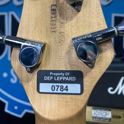 Rick Savage's, Def Leppard Washburn XB925 "St. George's Cross"5-String Bass Guitar PLUS Signed Touring Collection. Iconic! (#RS 5019) image 5