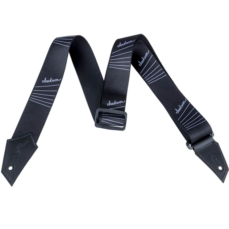 Jackson Strap with String Pattern Black and White image 1