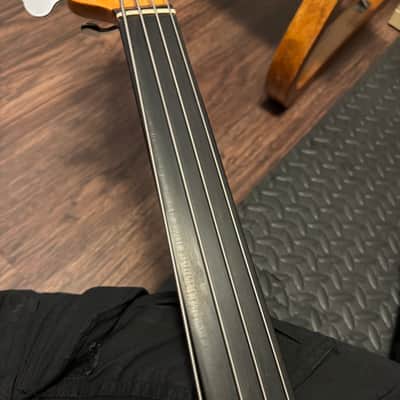 Fender Tony Franklin Artist Series Signature Fretless Precision Bass 2006 - Present - Black image 6