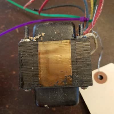 Woodward Schumacher 80-73-0  Vintage Power Transformer Tested 120 / 6.3 V Tube Amp Project 1963 image 5
