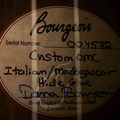 Bourgeois Custom OM-C Guitar #004582 image 3