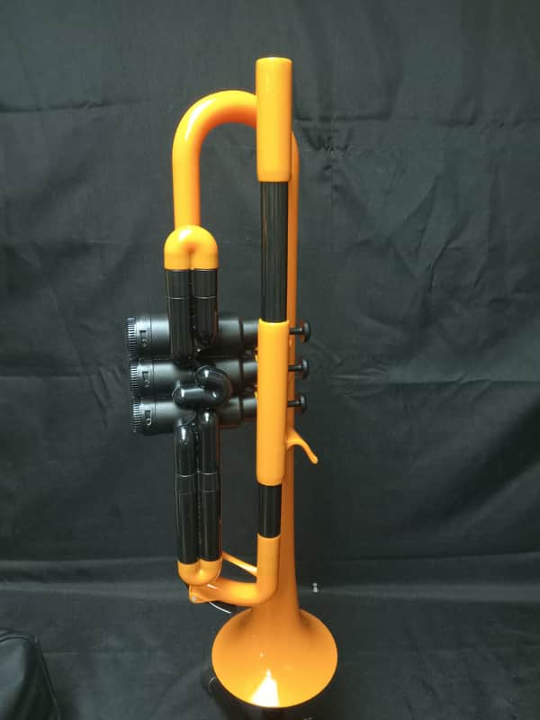 pBone pTrumpet Plastic Trumpet #1 - Orange image 1