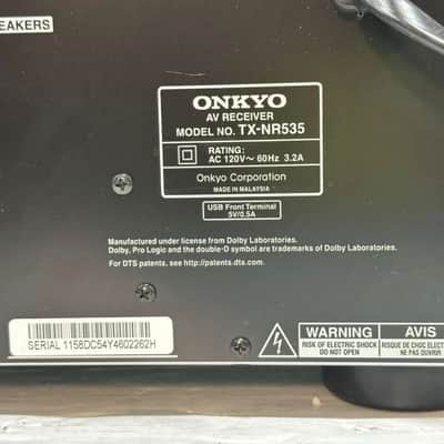 Onkyo TX-NR535 5.2 Channel Network A/V Receiver W/ Remote #7333 (bundle) THS image 3