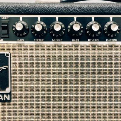 Music Man 112 RP One Hundred 100-Watt 1x12" Guitar Combo with Phaser 1980 - 1984 - Black with Black Badges image 2