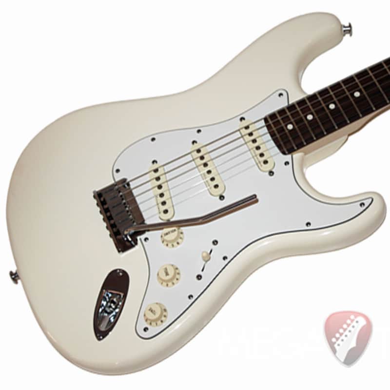 Fender Artist Series Jeff Beck Stratocaster Guitar 2013 in Olympic White image 1