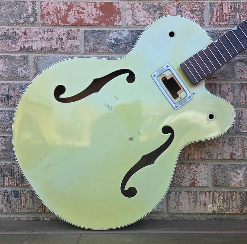 Vintage 1962 Gretsch 6125 Single Anniversary Hollowbody Electric Guitar Husk Project w/ Hardshell Case! image 1