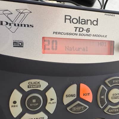 Roland TD-6 Drum Sound Module 2001 - 2003 - Black image 4