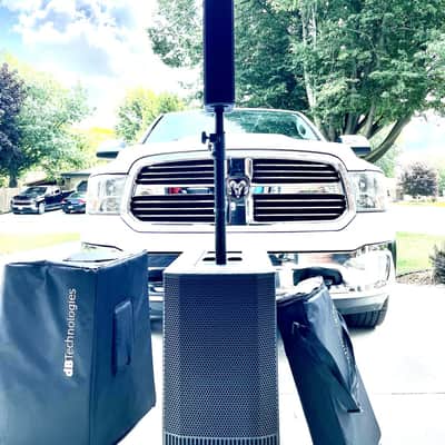 dB Technologies ES1203 Column PA System - Pair - Showroom Mint, not a scratch! image 2