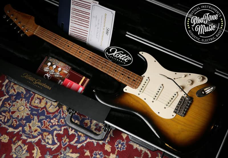Xotic XSC-1 Ash Medium Aged Two Tone Sunburst image 1