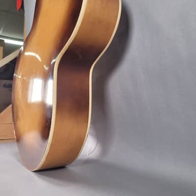 Silvertone Archtop Acoustic Guitar 1960s - Sunburst image 13