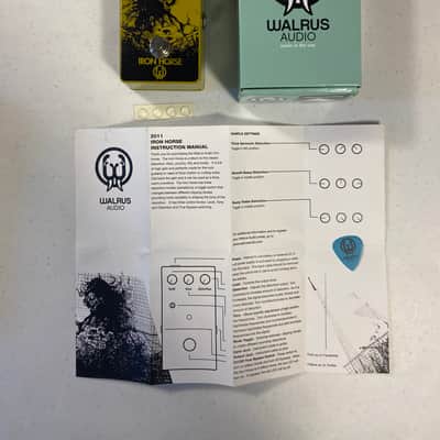 Walrus Audio Iron Horse - 2016 - Yellow image 1