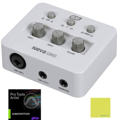 ESI Hitmaker UNO USB Audio Interface Bundle with Pro Tools Recording Software and Liquid Audio Polishing Cloth - Studio Grade Sound for Musician, Producer, Plug & Play for Windows, Mac OS, iOS image 1