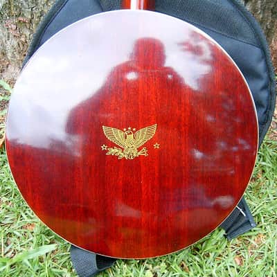 Hohner Vintage Japan 5 String Resonator Banjo 1970s Mahogany image 3