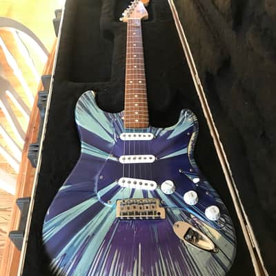Fender Stratocaster/Splattercaster 2003/04 Blue image 2