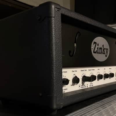 Zinky Electronics amp Encore series custom shop 1 of 2 Custom 66’ (2CH Zinky Mofo w/fx loop) 60W 5881 x2 6L6WGC Tube Head Dual wired for US 120v and EU 220v image 2