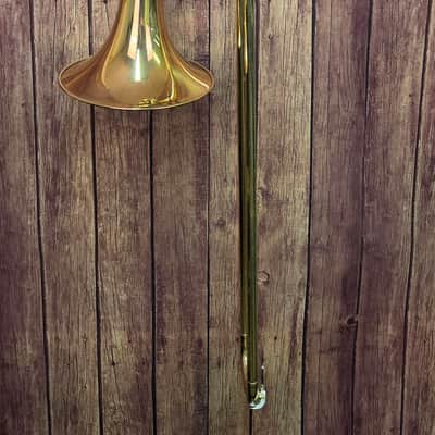 Yamaha YSL-356R intermediate F-Attachment Trombone - Made in Japan - Rose Brass Bell image 3