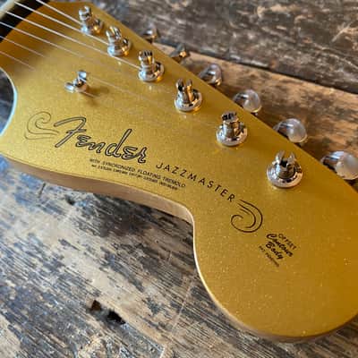 Fender Japan FSR Traditional '60s Jazzmaster Mystic Aztec Gold with Matching Headstock 2024 image 11