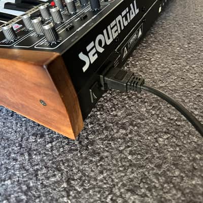 Sequential Prophet-6 49-Key 6-Voice Polyphonic Synthesizer 2018 - 2020 - Black with Wood Sides image 6