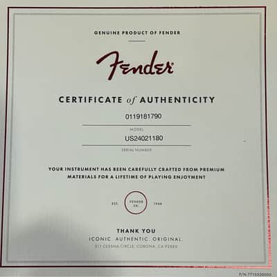 Fender American Ultra II Meteora with Ebony Fretboard 2024 Texas Tea /7lbs. 9.4oz. #US24021180 image 9