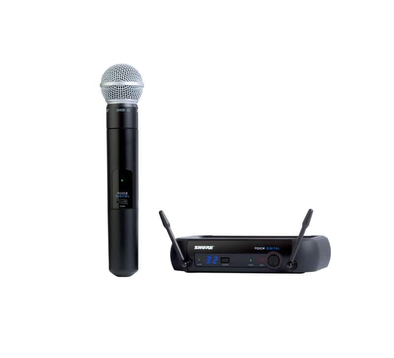 Shure PGXD24 / SM58-X8 Digital Handheld Wireless Microphone System image 1