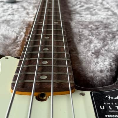 Fender American Ultra Precision Bass with Rosewood Fretboard 2019 - Present - Mocha Burst image 7