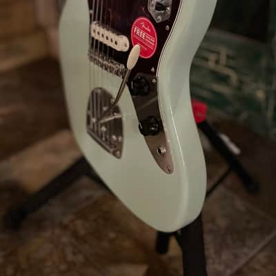 Squier Classic Vibe 70s Jaguar SS Electric Guitar in Surf Green w/ Trem Arm image 5