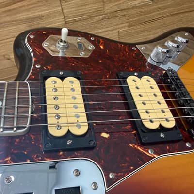 Fender Kurt Cobain Jaguar Guitar-2013-MIM- 3-Color Sunburst 8lbs 9oz w/gig bag image 23