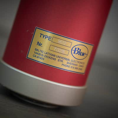 Extremely Rare Vintage Blue Bottle Tube Condenser Microphone Set image 9
