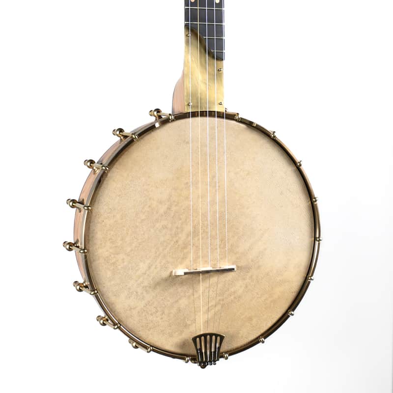 Pisgah Custom 11" Half Fretless, A Scale, Cherry, Hide Head - NEW image 1