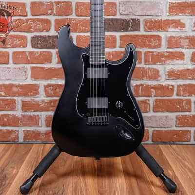 Immagine Fender Jim Root Stratocaster Flat Black 2019 w/Gigbag - 1