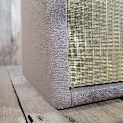 Fender Vibrolux Amp Wheat Grille 1962 - Brown Tolex image 5