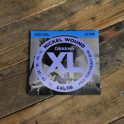 D'Addario EXL116 Hybrid Electric Guitar Strings 11-52 image 1