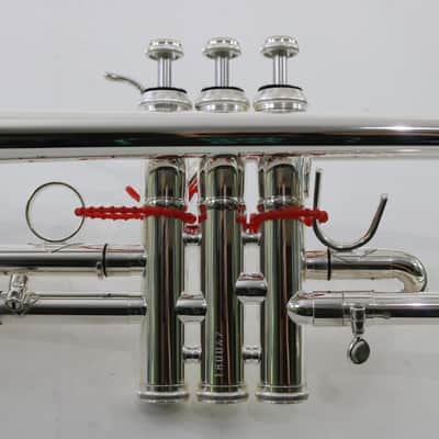 B&S Model 3116/2 Challenger Professional Eb/D Two Bell Trumpet MINT CONDITION image 6