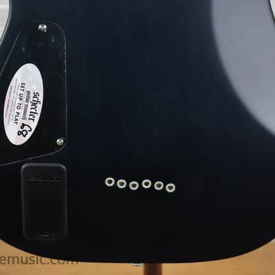 Schecter C-1 Platinum - See-Thru Black Satin image 9
