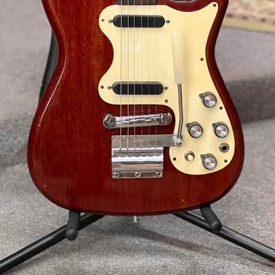 1966 Epiphone Olympic Double with Maestro Vibrola - Cherry image 2