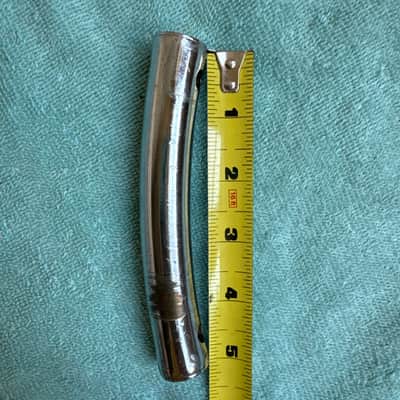 Ludwig Vintage Bass Drum 5” Rail Consolette Tom Mount Base Bracket Part 60s - Chrome image 7