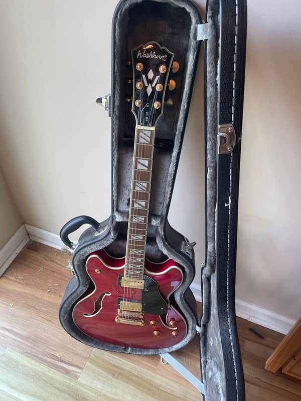 Washburn HB35-WRK Semi-Hollowbody 2010s - Wine Red